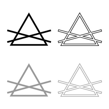 Yasaktır siyah Greyn izin verilmez ağartabilir giysi bakım sembolleri çamaşır yıkama kavramı daire ayarlamak çizim gri renk sembol simge siyah stil vektör