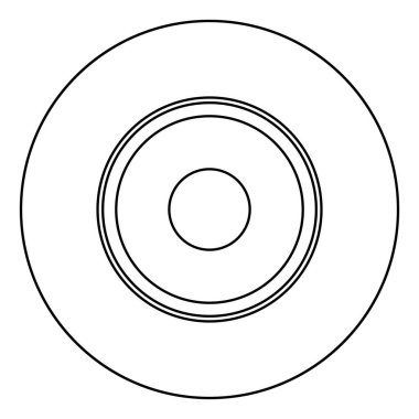 Elektrik sembolü yemek pişirme yüzeyleri işaretli çatal hedef paneli simgesi dairesel yuvarlak çizgili siyah renk vektör çizimi düz resim biçiminde
