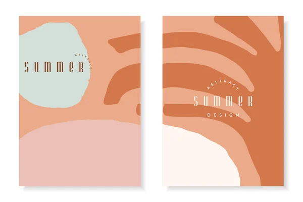 现代夏季海报模板 — 图库矢量图片