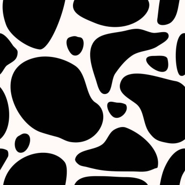 beyaz siyah lekeler ile soyut duvar kağıdı