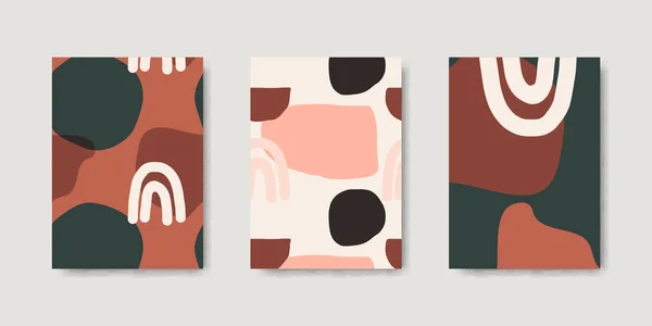 現代の抽象デザインカードテンプレート — ストックベクタ