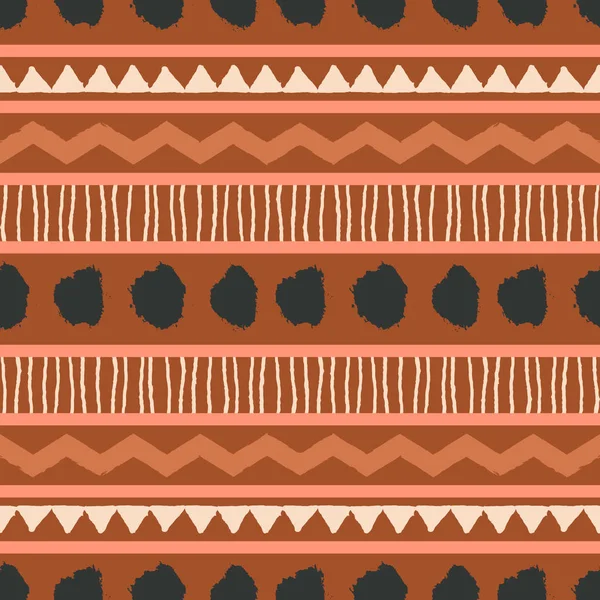 Afrikansk sømløst mønster – stockvektor