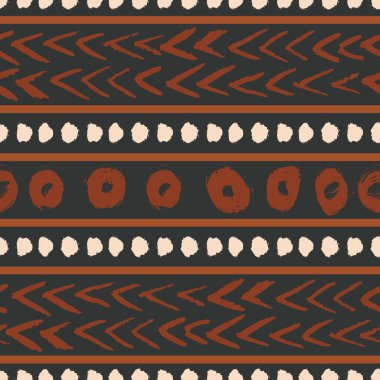 Afrika çamur bezi pürüzsüz desen