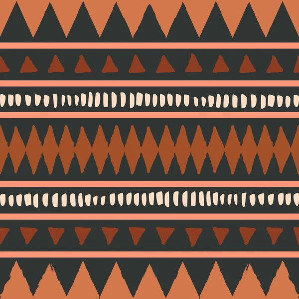 Tissu de boue africaine motif sans couture — Image vectorielle