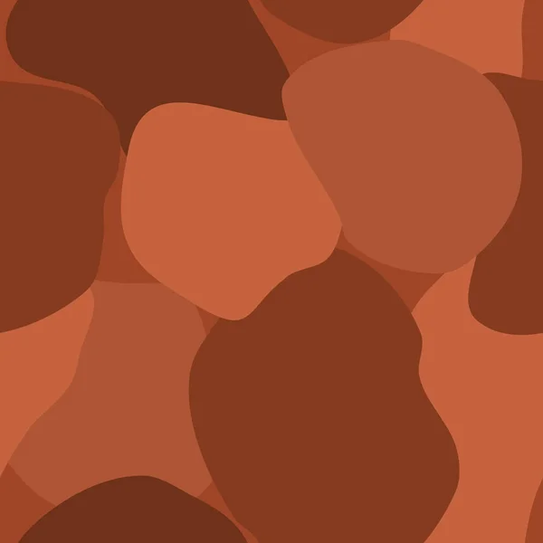 Muster organischer Terrakotta-Formen — Stockvektor