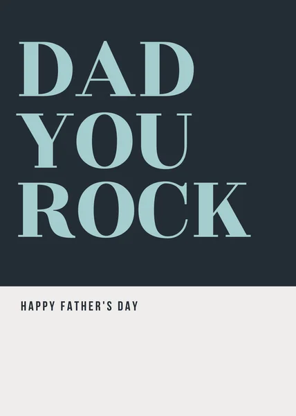 Ημέρα του πατέρα ευχετήρια κάρτα — Διανυσματικό Αρχείο
