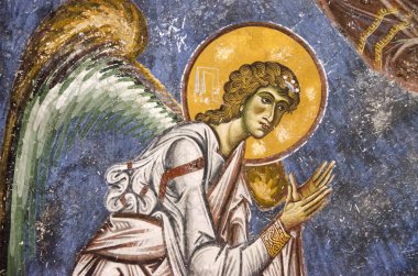 The Angel of Kurbinovo, Makedonya-St. George Kilisesi, Kurbinovo, Prespa bölgesi-Makedonya