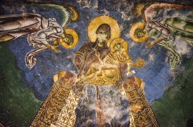 Fresco Art-St. George Kilisesi, Kurbinovo, Prespa bölgesi-Makedonya