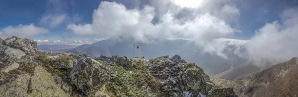 Parque Nacional Del Pelister Macedonia Panorama Campana Spas Vrteshka Pueblo — Foto de Stock