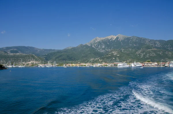 Isla Lefkada Ciudad Nidri Mar Jónico Grecia Mediterráneo — Foto de Stock