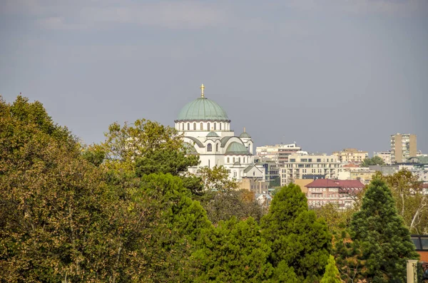 Belgrado Serbia Iglesia San Sava — Foto de Stock