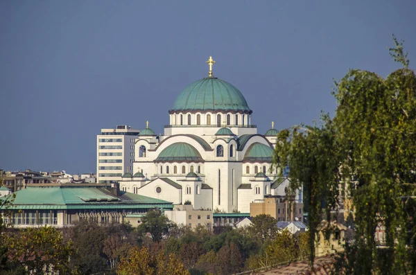 Iglesia San Sava Belgrado Serbia — Foto de Stock