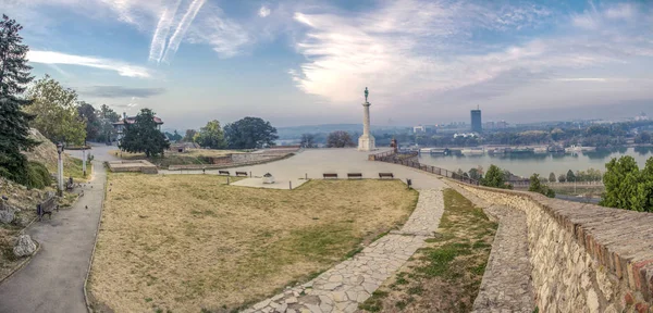 Monumento Pobednik Víctor Belgrado Serbia — Foto de Stock