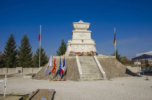 Französischer Soldatenfriedhof Bitola Monastir Mazedonien — Stockfoto