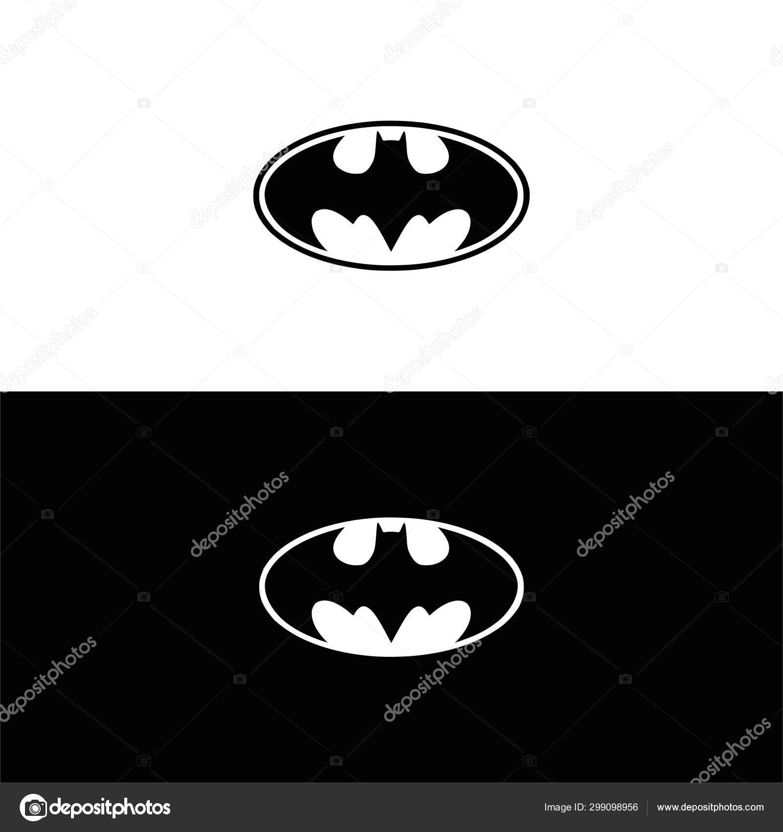 Batman Logo Design Vector Isolated Stock Vector Image by ©  #299098956