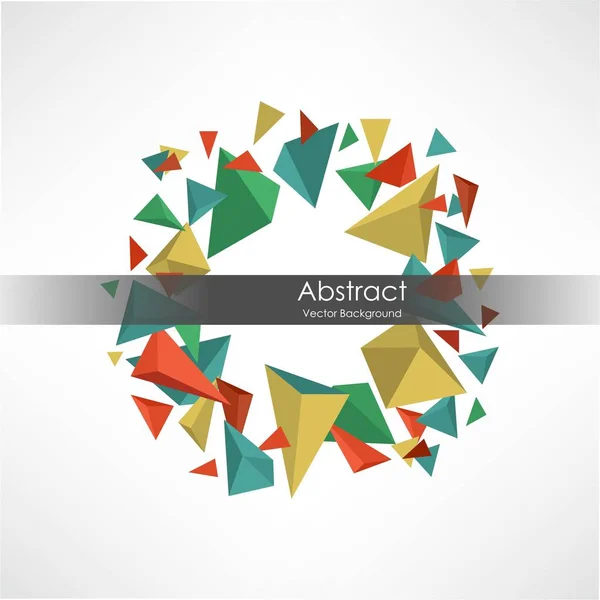 Vector Diseño Abstracto Logo Fondo — Vector de stock