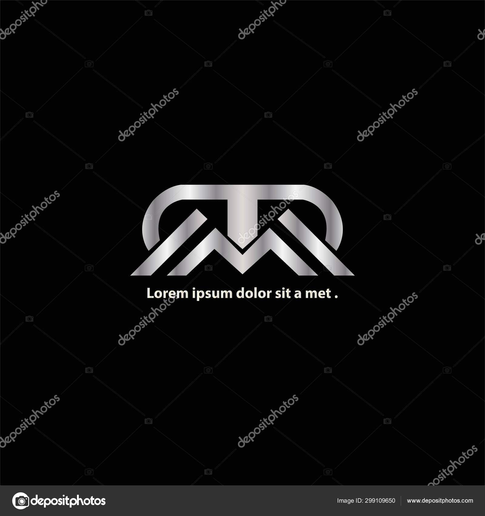 Trm Brief Logo Design Vektor Vektorgrafik Lizenzfreie Grafiken C Ivazyah Art 299109650 Depositphotos