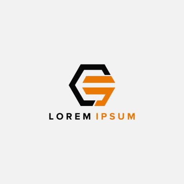 Cf Ef iş logosu tasarım vektörü