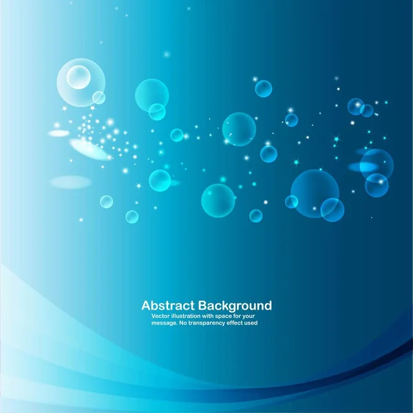 Abstracto Azul Burbuja Fondo Logo Diseño Vector — Vector de stock