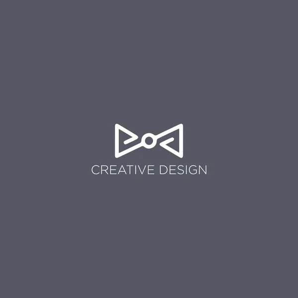 Vetor Design Logotipo Criativo Infinito — Vetor de Stock