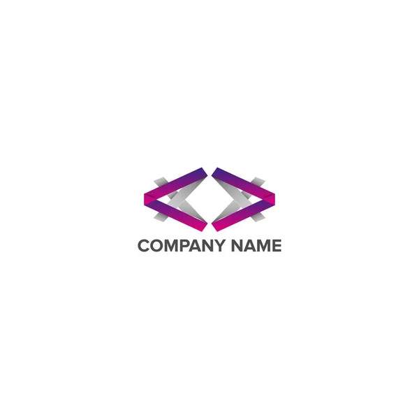 Letra Logotipo Vetor Design — Vetor de Stock