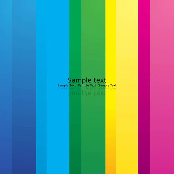 虹の背景ロゴデザインベクトル — ストックベクタ