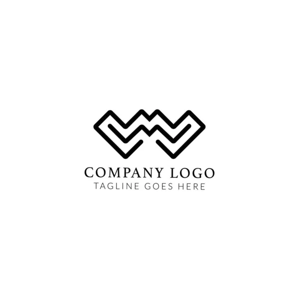 Diseño Letra Logo Vector — Archivo Imágenes Vectoriales