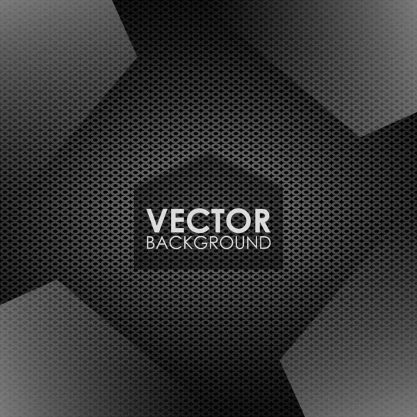 Abstarct Vector Diseño Logotipo Fondo Negro — Vector de stock