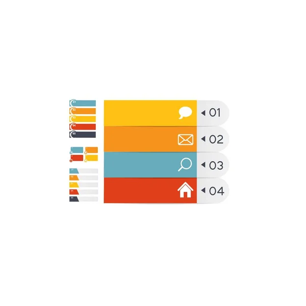 Elemento Infográfico Negocios Vector Diseño Logotipo — Archivo Imágenes Vectoriales