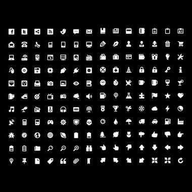 iş simgesi logo tasarım vektör seti