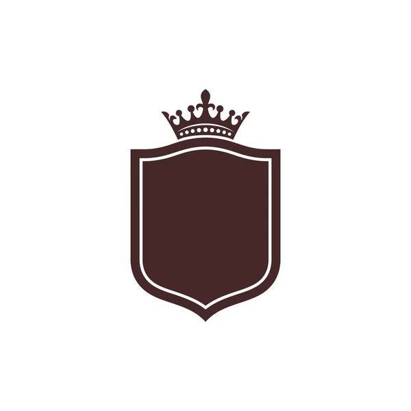 Göran Dwith Crown Logotypdesign Vektor — Stock vektor