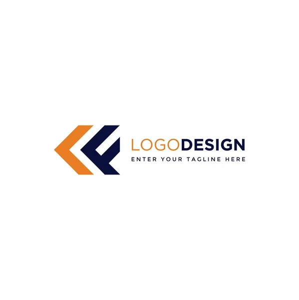 Lettre Logo Design Vecteur — Image vectorielle