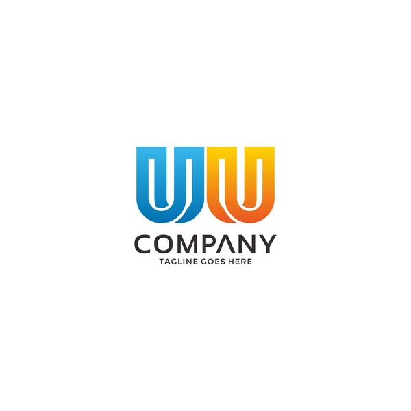Letra Logotipo Design Vetor —  Vetores de Stock