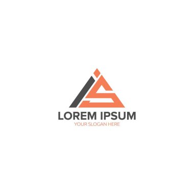 harf logo tasarım vektörü