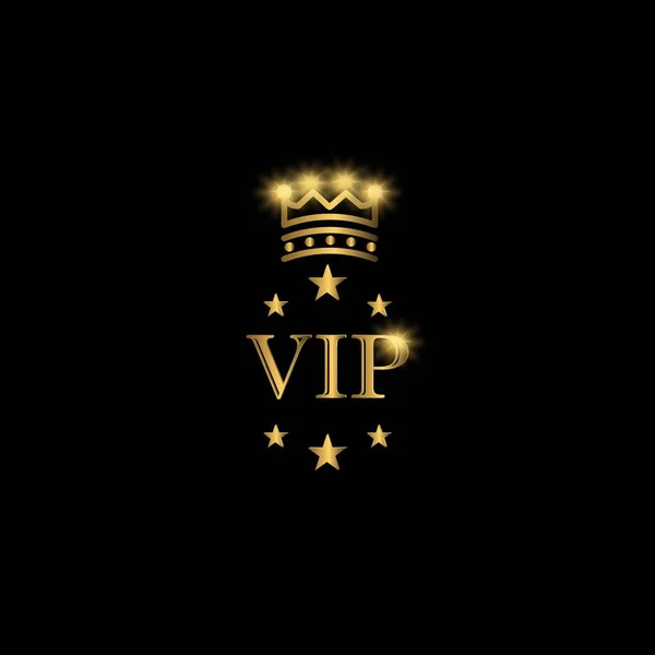 Вектор Дизайну Логотипу Королівської Віп Корони — стоковий вектор