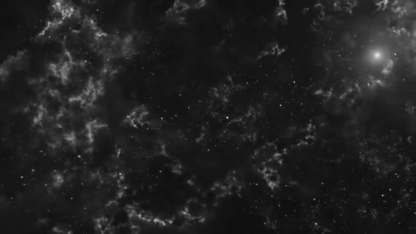 月のストック映像で雲を — ストック動画