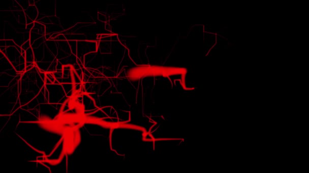 Imágenes Vídeo Material Superpuesto Rojo — Vídeo de stock