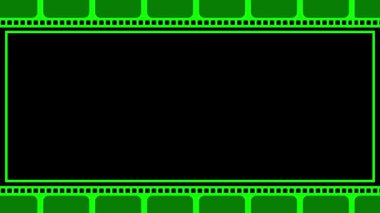 film kenarlığı video görüntüsü şablonu