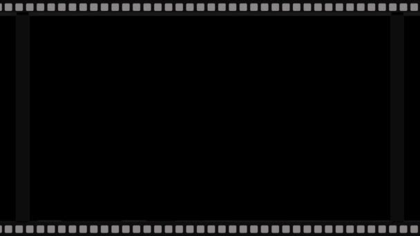 フィルムボーダーストックビデオのテンプレート背景 — ストック動画