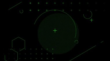 Geometrik Soyut Şekil serbest stok video görüntüsü şablonu