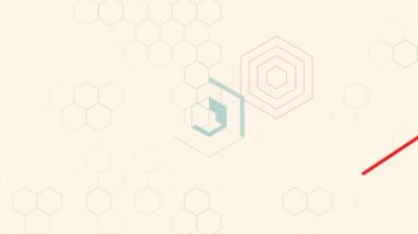 Geometrik altıgen ücretsiz stok video görüntüsü şablonu