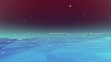 Geometrik Çokgen serbest stok video görüntü şablonu arka planı