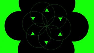 Geometrik Girdap serbest video görüntüsü şablonu