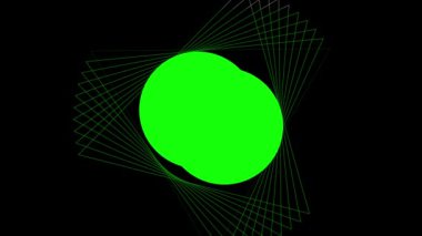 Geometrik Girdap serbest video görüntüsü şablonu