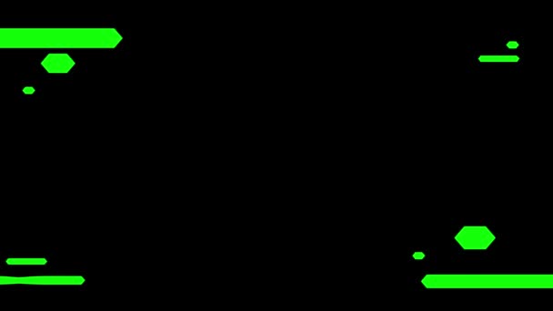 Geometrische Mindbender Free Stock Videomaterial Vorlage Hintergrund — Stockvideo