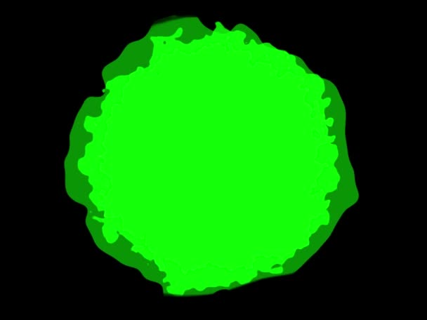 水彩画标题绿色效果抽象背景 3D抽象光动作片名电影背景 — 图库视频影像
