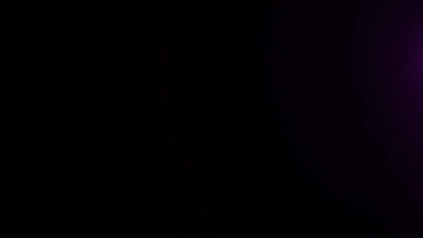 Кинематографический Свет Абстрактный Фон Эффекта Дыма Пыли Абстрактные Названия Светового — стоковое видео
