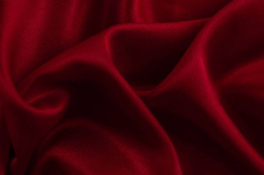 İpek lüks arka plan, bez, koyu kırmızı bez doku parçası
