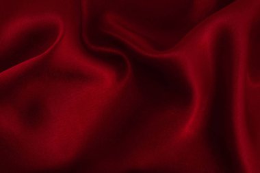 İpek lüks arka plan, bez, koyu kırmızı bez doku parçası