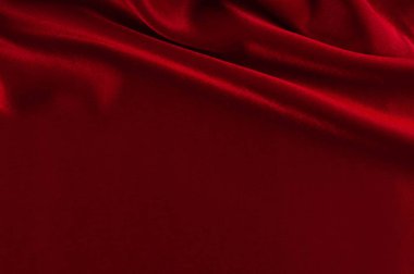 İpek lüks arka plan, bez, derin deniz mavi bez doku parçası